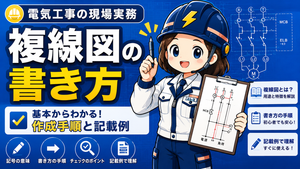 複線図の書き方を初心者向けに解説｜単線図から変換する手順と覚え方　