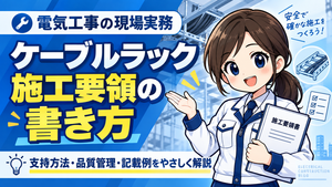 ケーブルラック施工要領書の書き方｜項目別の記載例と作成ポイント