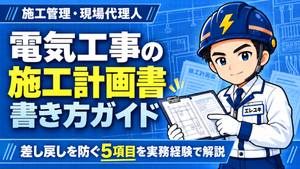 電気工事の工種別施工計画書の書き方｜差し戻しを防ぐ5項目